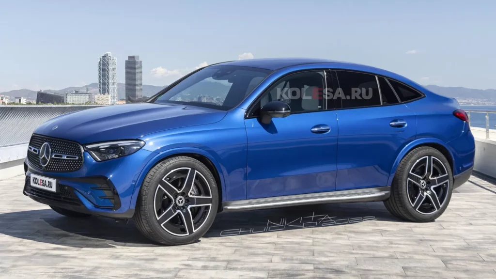 Nuova Mercedes GLC Coupé 2023: Rendering in Anteprima